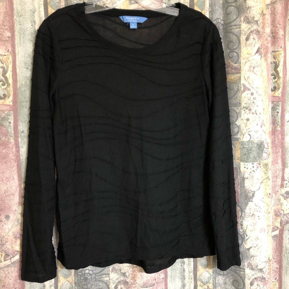 Simply Vera long-sleeve T, Sz. M